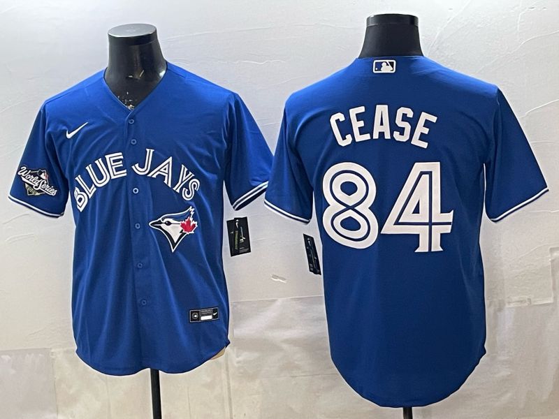 Men 2026 Toronto Blue Jays #84 Cease Blue Game Nike MLB Jersey style 005